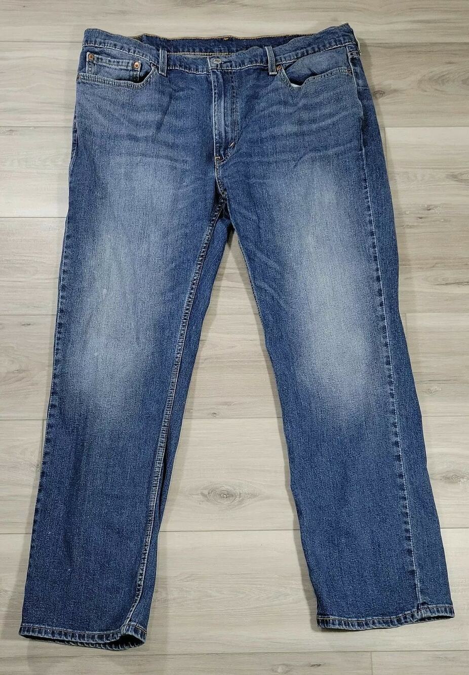 Levi's 514 Jeans Men's 40x32 Medium Wash Denim Straight Fit #005140857